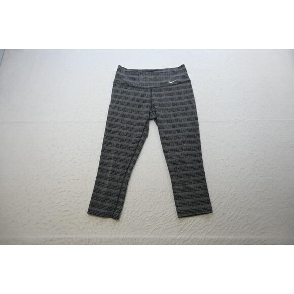 Nike Leggings Dri Fit Athletic Compression Yoga Capri Pants Womens Sz XS XSMALL - Picture 1 of 5